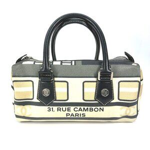 CHANEL Black Boston Bag